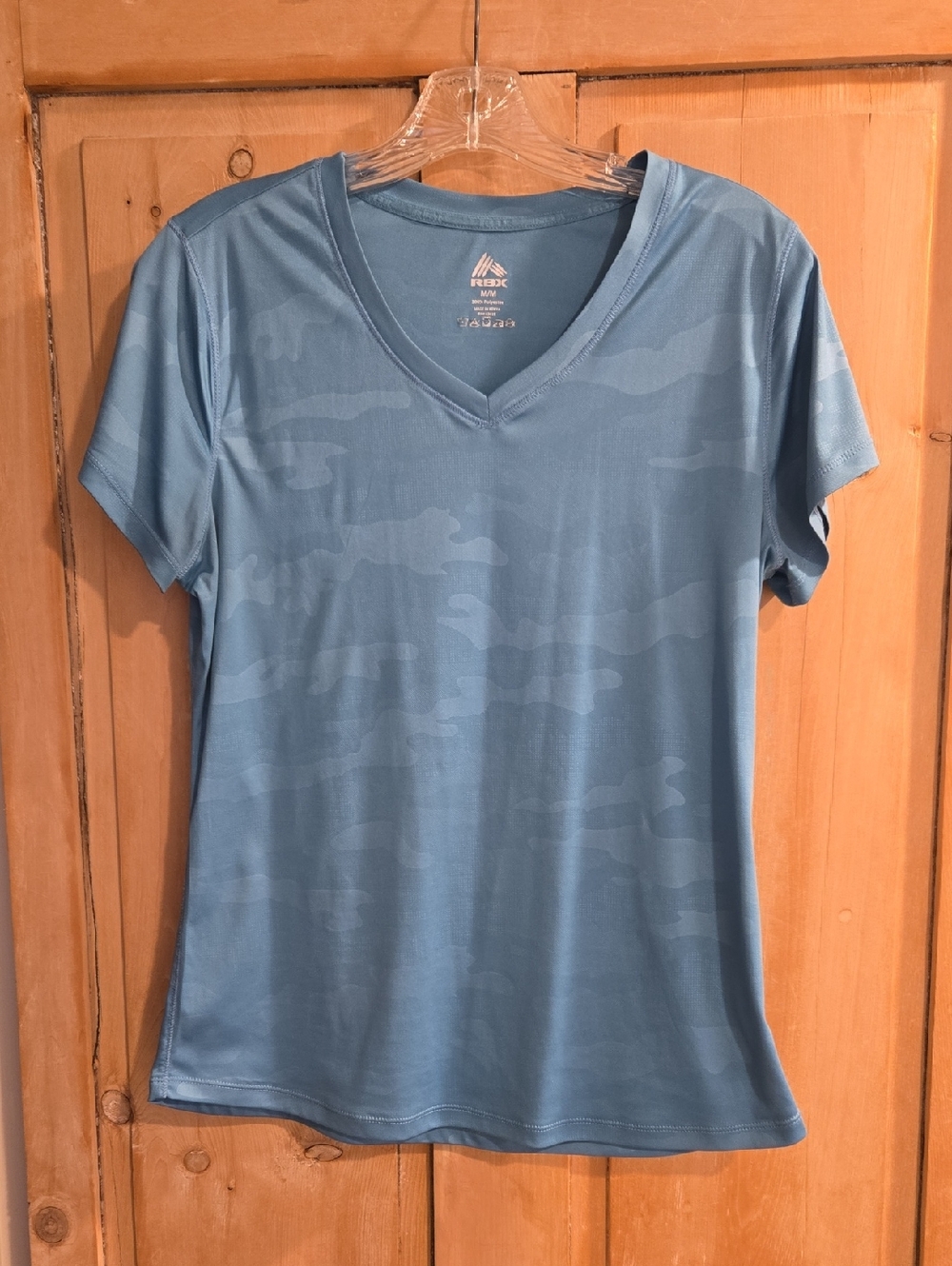 RBX Women’s Light Blue V-Neck Short Sleeve Tee